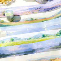 Yoofun 50x200cm Collage Landscaping Washi Tape Summer in Tuscany Creative DIY Journaling Scrapbooking DIY Masking Tape 1