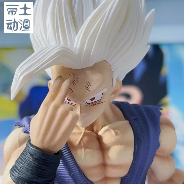 20cm dragon ball filme versão cape gohan deus branco de alta qualidade  animação periféricos figura modelo ornamentos coleção presentes - AliExpress