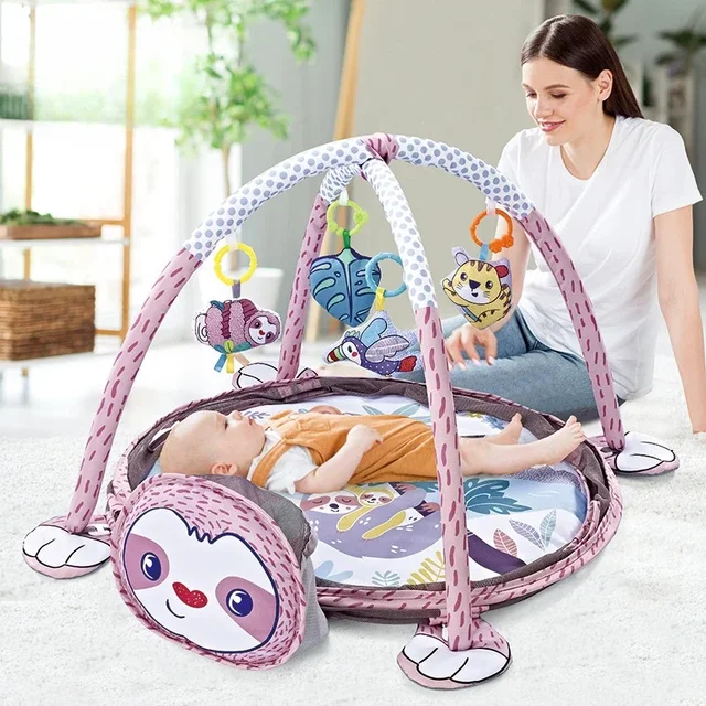 Multifunctional Baby Game Gym Play Mat Climbing Mat Fitness Rack Infant Educational Toys Rug Blanket Ball Pit Activity Pool Gift 2