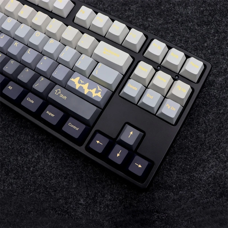 

K0AC 136 Keys DYE-SUB Keycap Cherry-Profile DayTheme Keycaps For MX- Switches Gaming Mechanical Keyboard