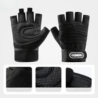 Fitness Half Finger Gloves Wrist Guard Sports Dumbbell Riding Non Slip Exercise Training Cycling Workout Glove for Men Women 2