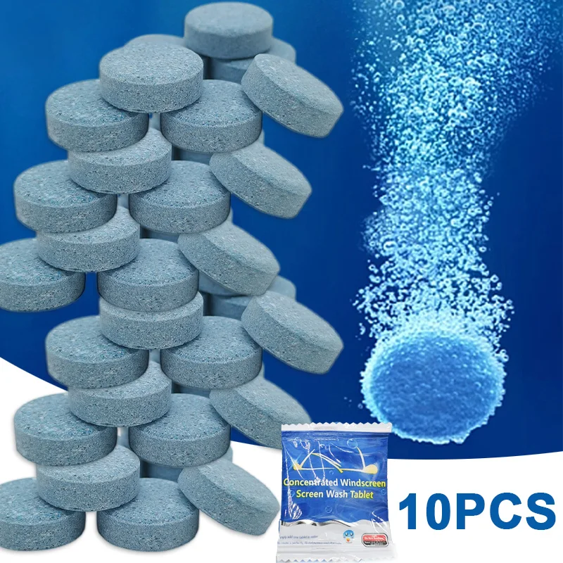 Windshield Washer Tablet Car Windshield Glass Concentrated Effervescent Wiper Glass Solid Cleaning Tablets for Window