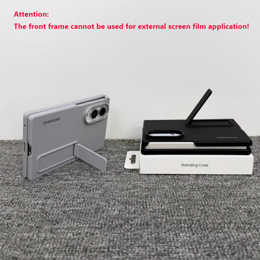 Luxury Matte Hard Shell Case with Kickstand and Camera Protection
