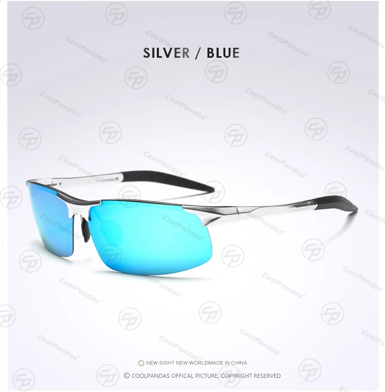 CoolPandas Marke 2025, Aluminium-Sonnenbrille für Männer und Frauen, polarisierte Sonnenbrille, Outdoor-Fahren, blendfrei, Oculos De Sol Masculino – Detail 16