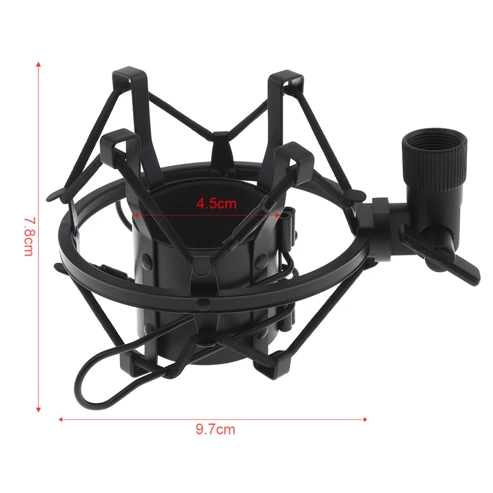 Metal Recording Studio Clip Spider Microphone Stand Shock Mount with Copper Transfer For Computer Condenser Mic microphone stand microphone shock mount