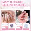 Makartt Poly Nail Extension Gel 30ML / 50ML Pink Clear White Blue Nail Gel Trendy Nail Art Design French Manicure For Starters 6