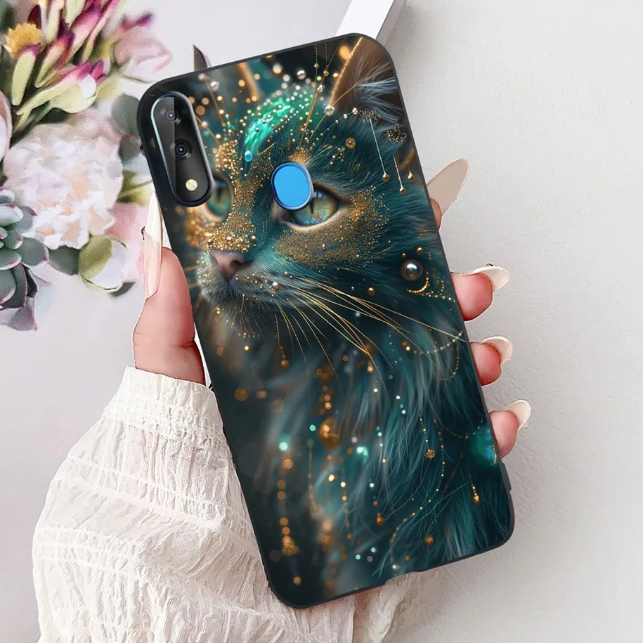 Cute Cool Spider Tiger Marble Soft Silicone Shockproof Phone Case Cover