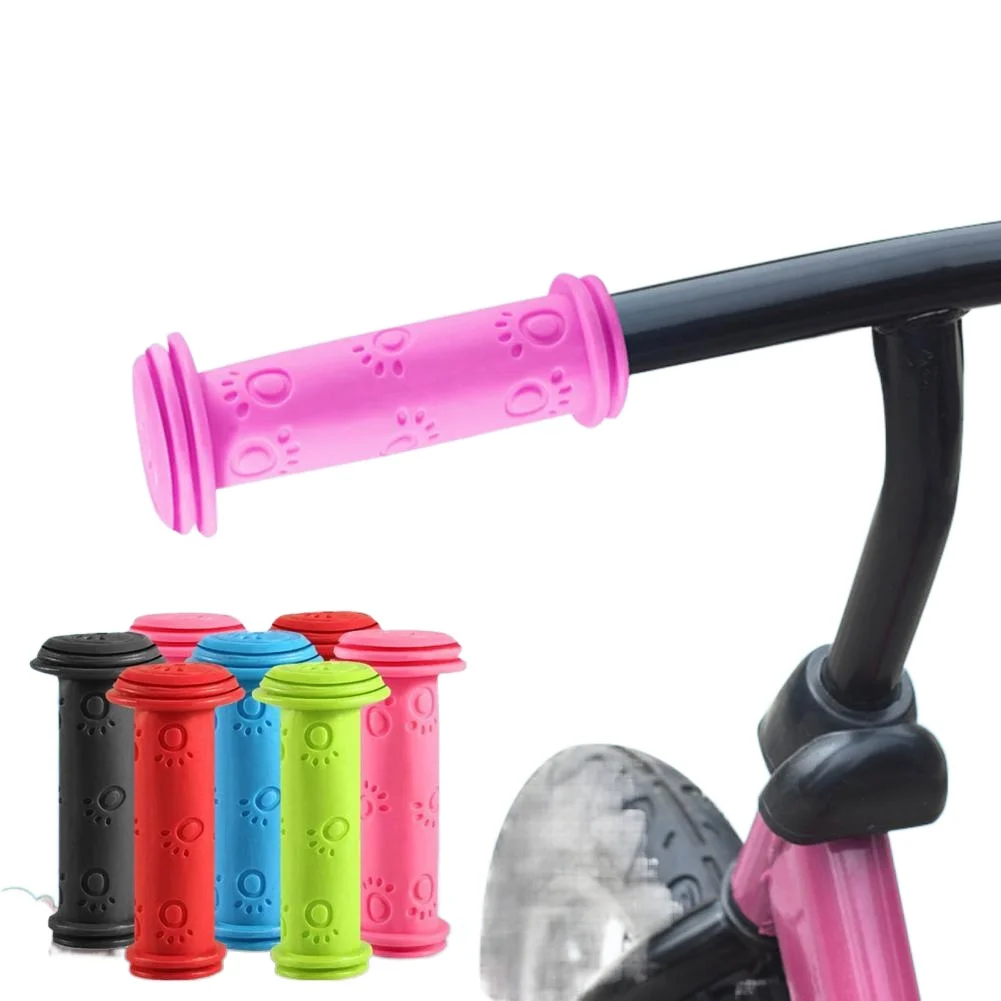 

1 Pair Rubber Bike Bicycle Handle Bar Grips Anti-slip Waterproof Tricycle Scooter Handlebar For Kids Child Cycling Handle Bars