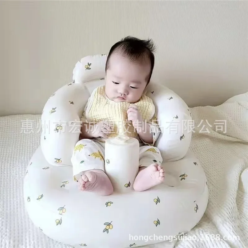 

Ins Style Korean Popular Inflatable Seat Photography Props Foldable Safety Learning Seat Children's Home Inflatable Sofa