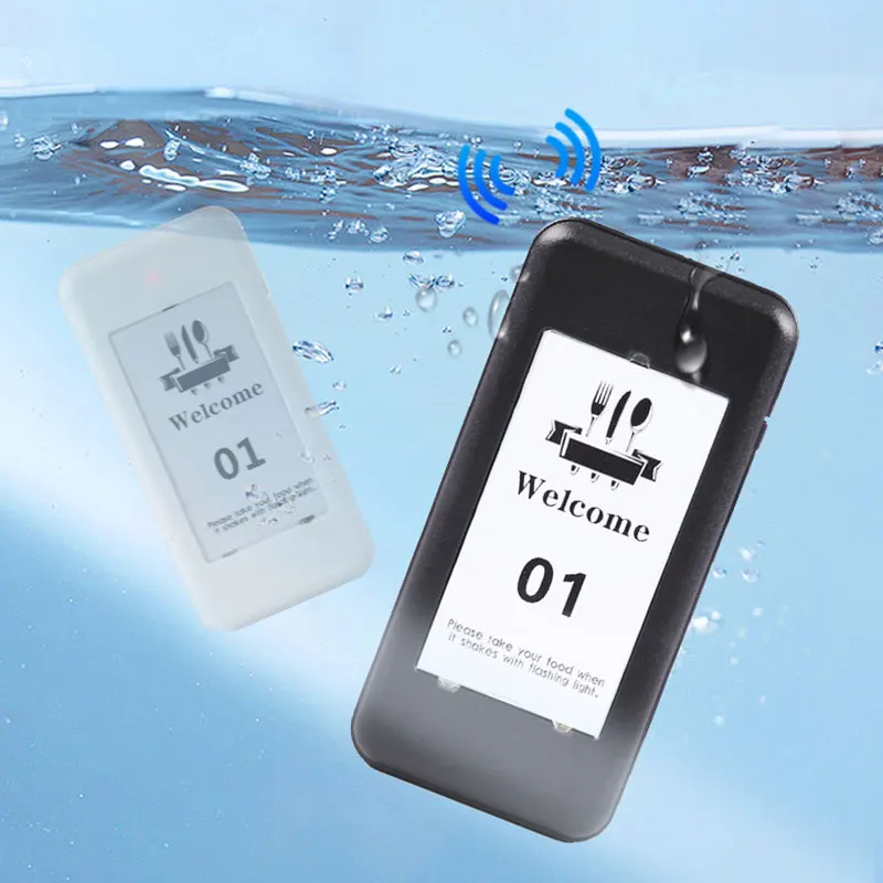 Wireless Restaurant Pager System Guest Customer Queue Calling Paging Beeper Pager Waterproof Buzzer For Food Court Cafe Bar