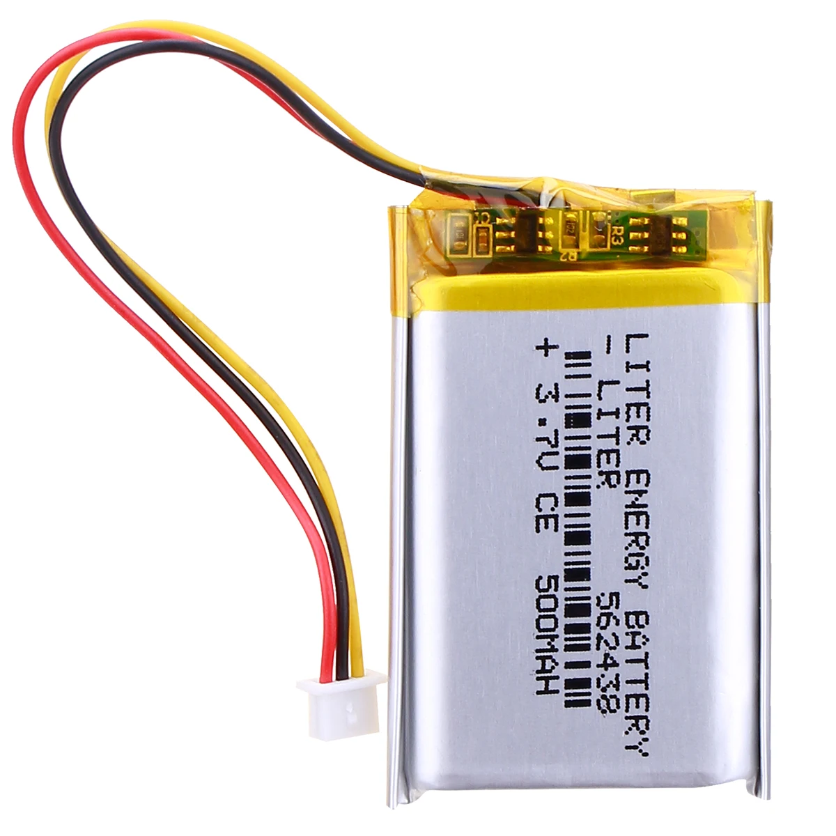 3.7V 500mAH 3 thread 562438 polymer lithium ion / Li-ion battery for Smart watch mp3 mp4 rechargeable lithium batteries