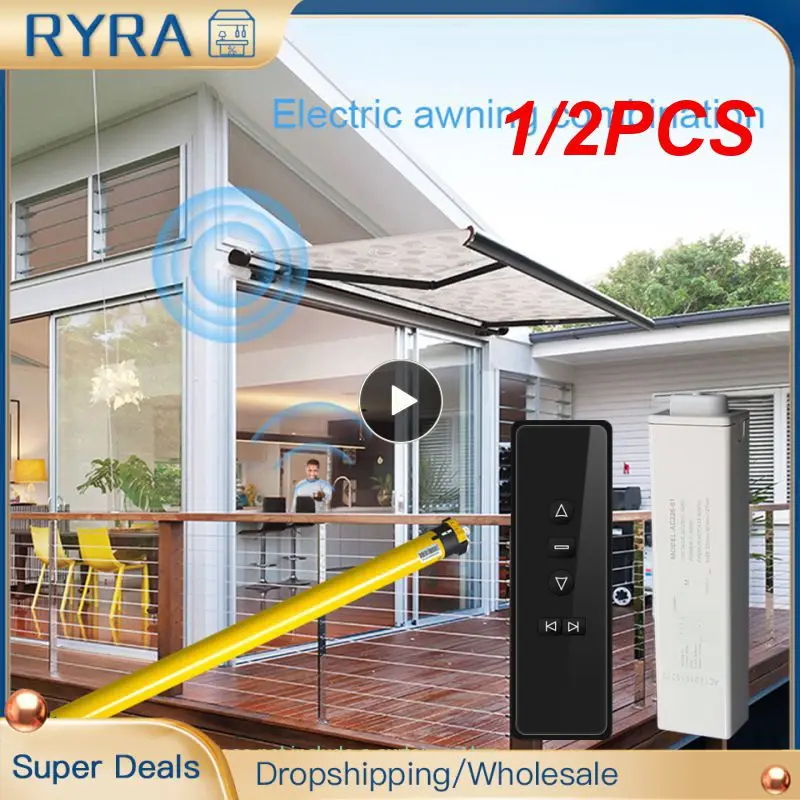 

1/2PCS RF433 Remote Controller AC123-01 AC123-02 AC123-06 AC123-16 for A-OK RF433 Curtain Motor/A-OK RF433 Tubular Rolling Motor