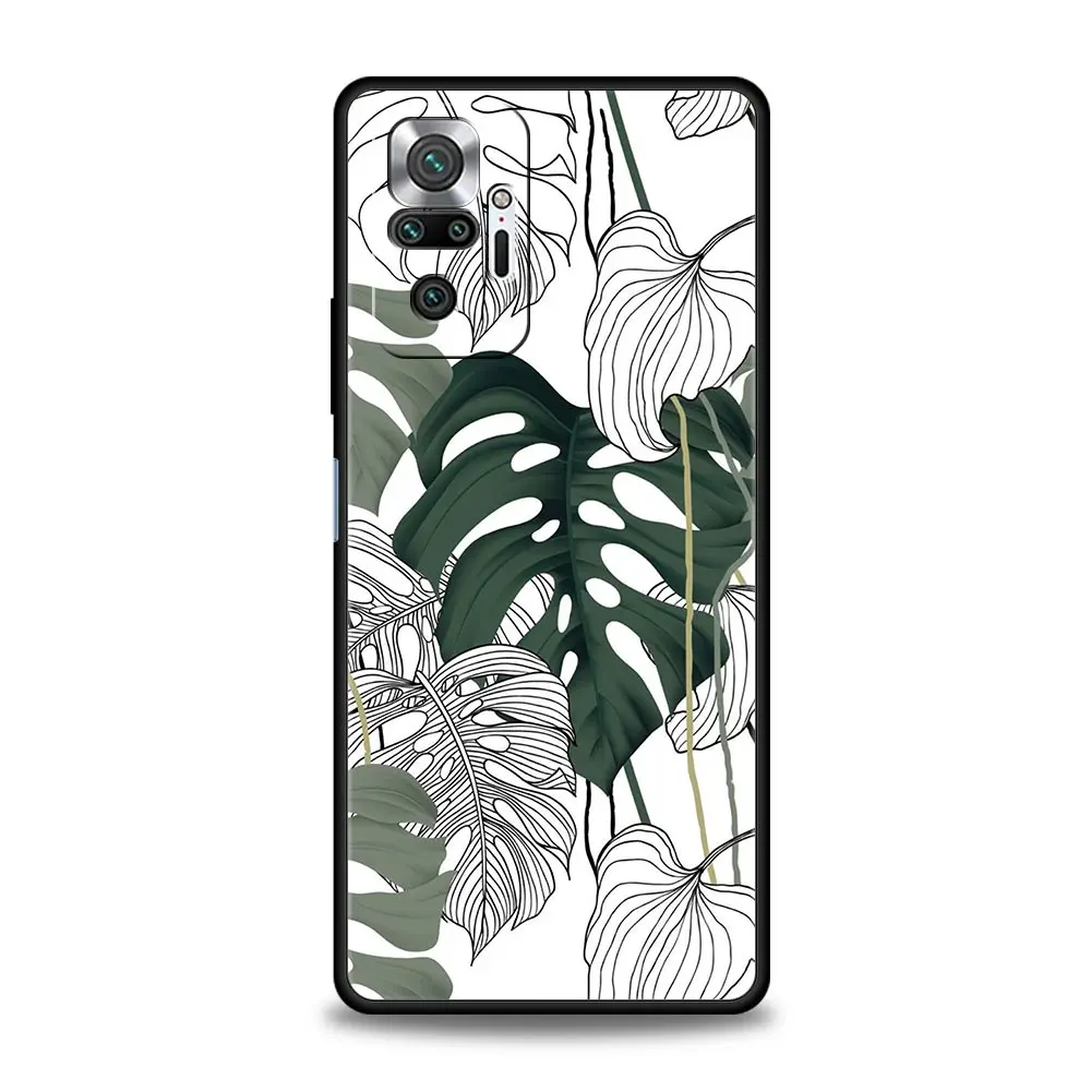 Monstera Green Soft Cover Phone Case