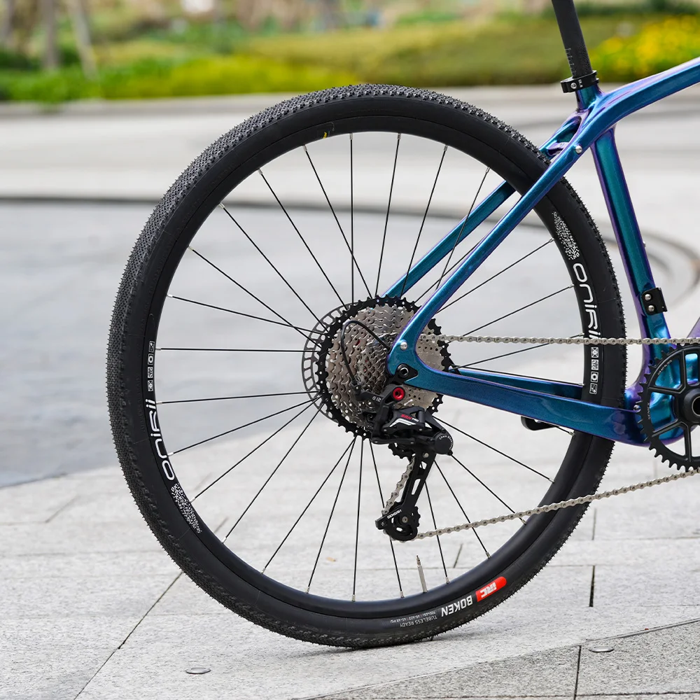 Paire De Roues Vélo Route BUCKLOS S3 700C Aluminium - Noir, Jante Frein, 8-10 Vitesses