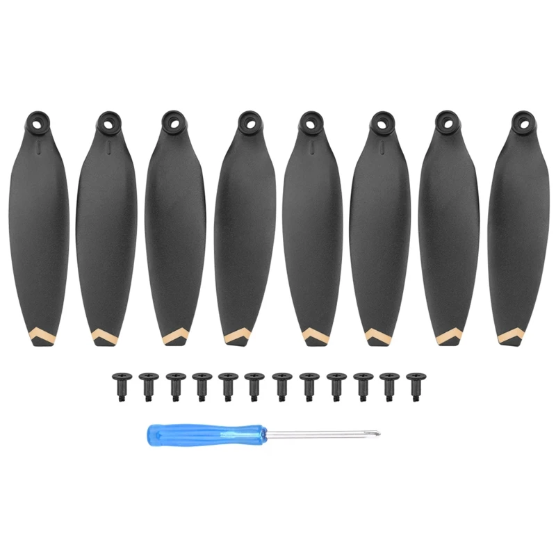 Hélices FIMI X8 Mini/Pro 8 pièces + Vis + Tournevis - Argent/Or