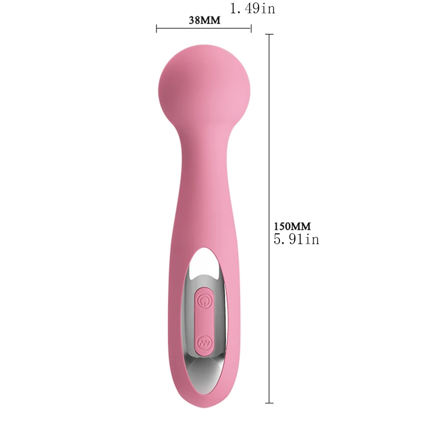 Powerful Vibrating Wand Vibrator For Women G Spot Massage Tool_voghion.com