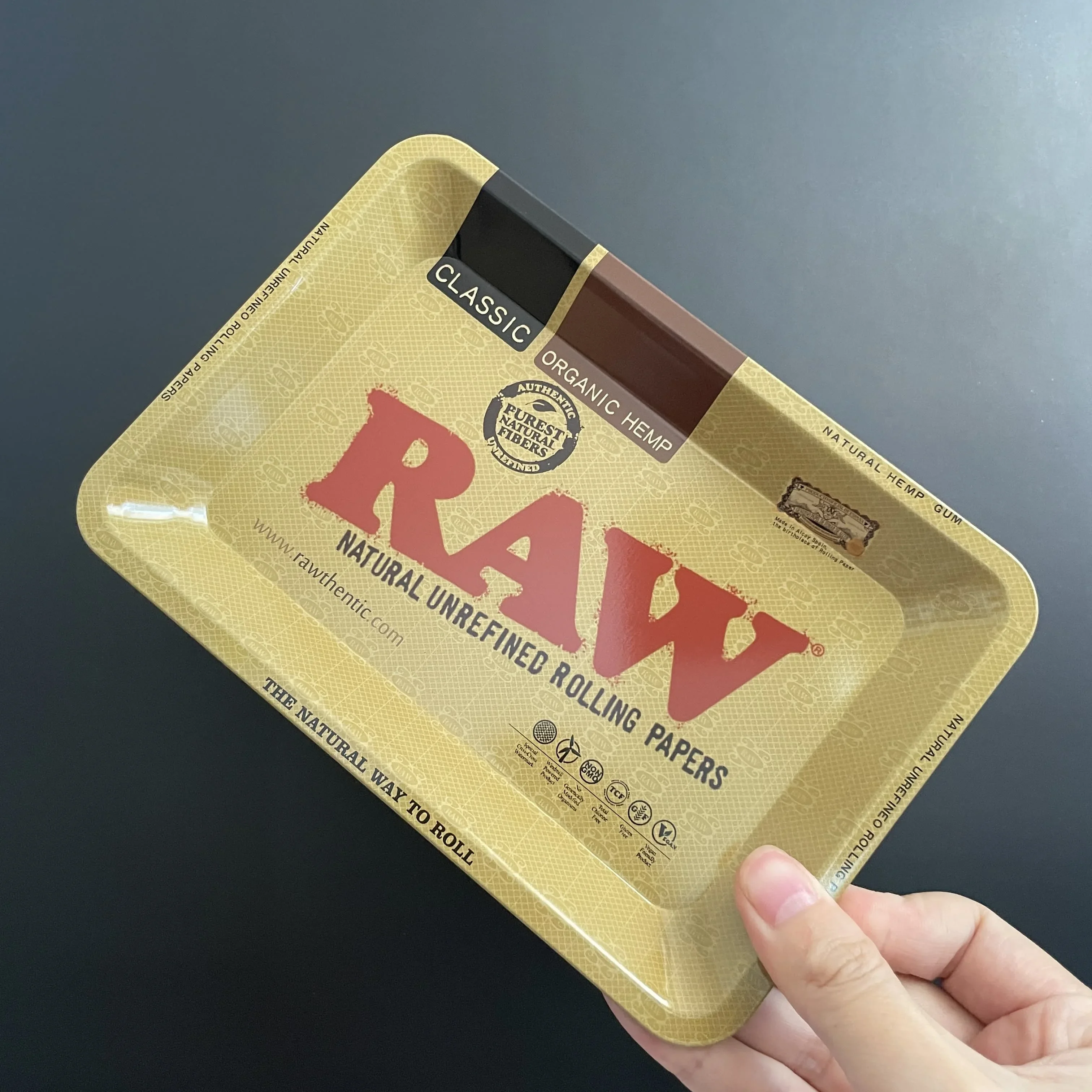 Collectible Tobacco Rolling Tray 180*125mm Smoking Accessories