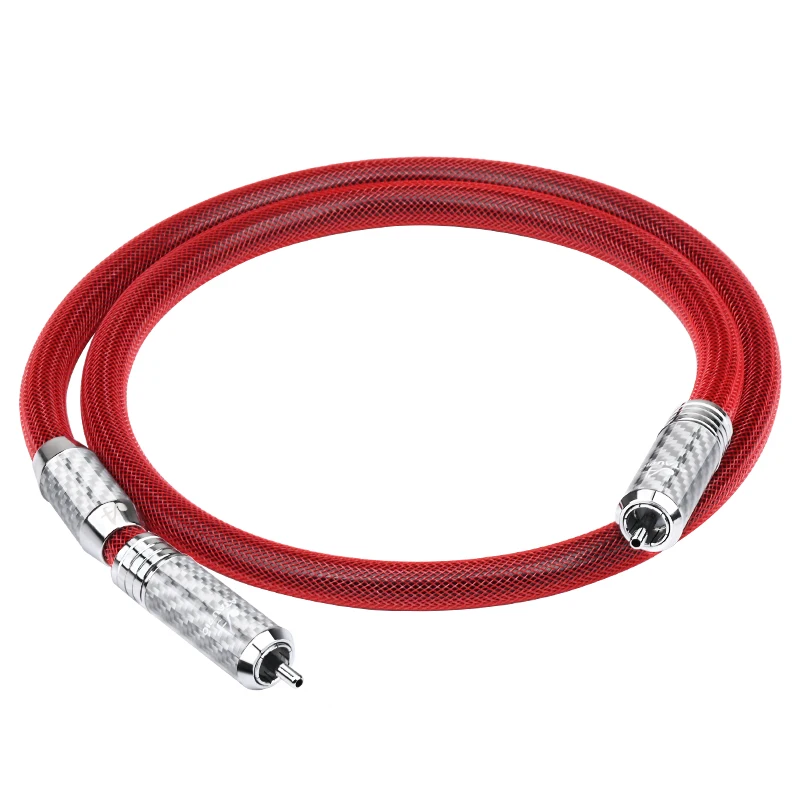 ATAUDIO pure silver Professional HD digital coaxial Cable RCA to RCA male to male video Audio For DAC TV spdif hifi Subwoofer