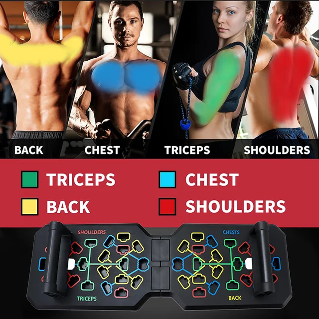 Foldable Push-Up Board Set 6