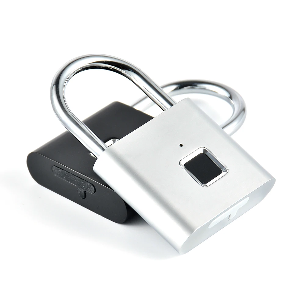 Portable Waterproof Biometric Fingerprint Padlock Security
