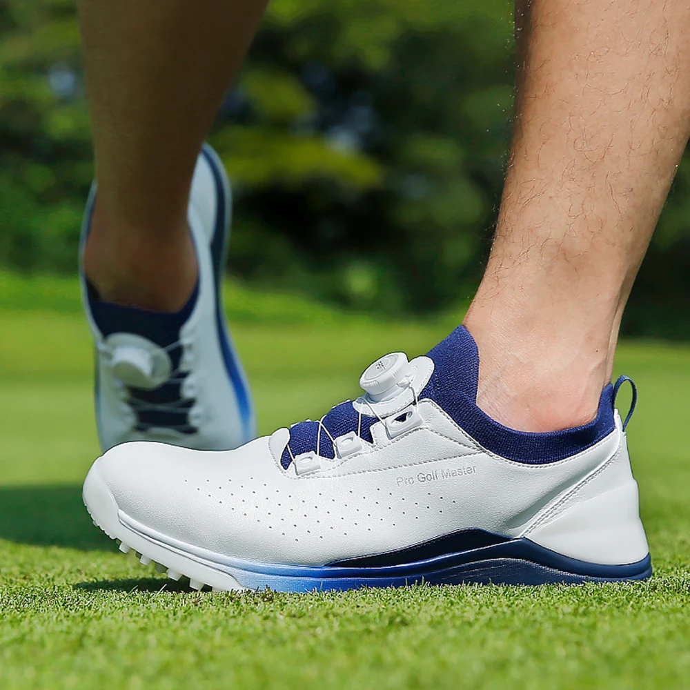 

PGM Golf Professional Lightweight Shoes Men Waterproof Breathable Spikeless Knob Quick Lacing Comfortable Golf Sneakers