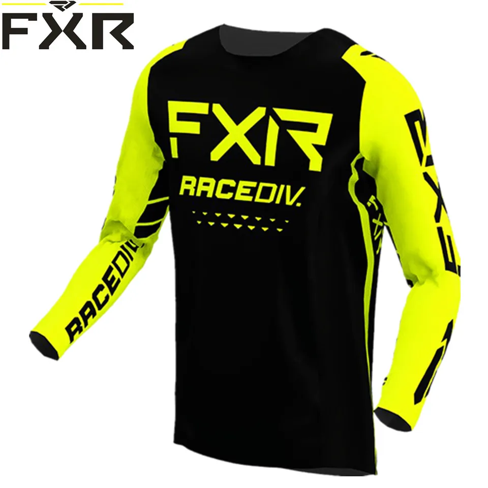 

2023 Motorcycle Mountain Bike Team Downhill Jersey MTB Offroad DH MX Bicycle Locomotive Shirt Cross Country mtb FXR