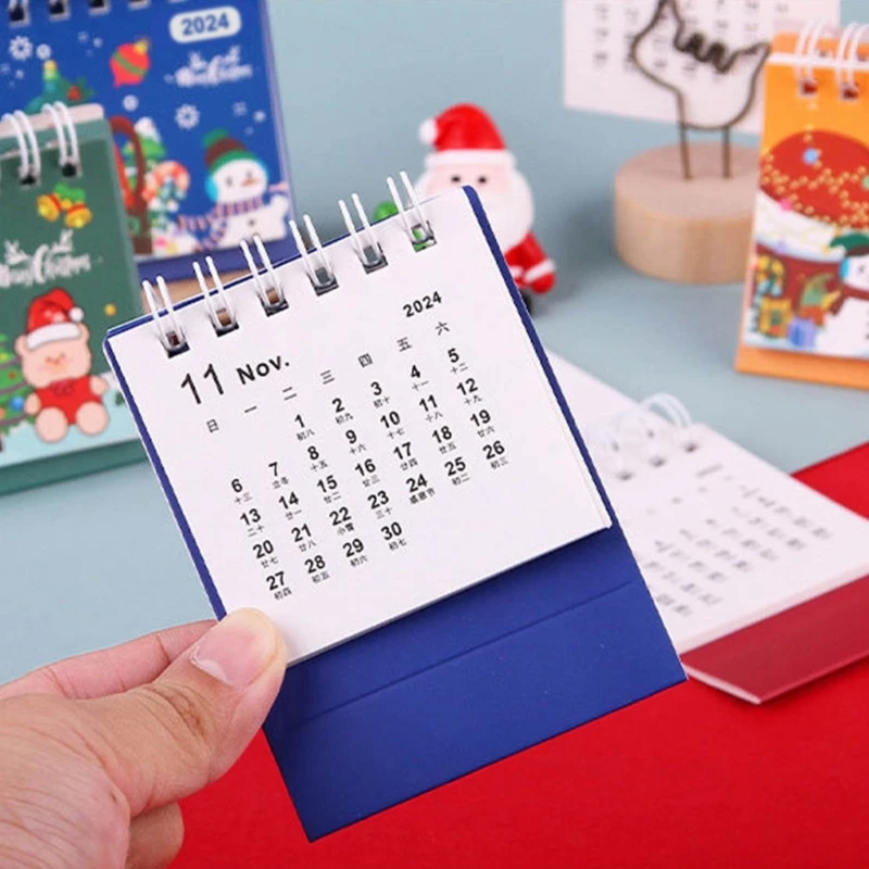 2024 Mini Desk Calendar Monthly Pages Month Referances from 09/2023 to  12/2024 594A - AliExpress