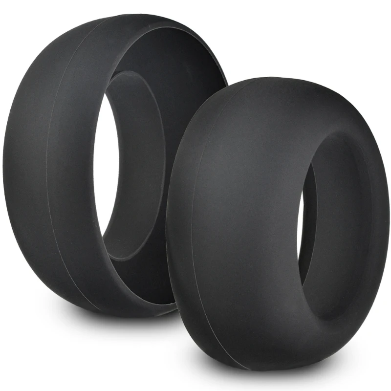 Soft Ear Pad Cover Cushions for Headsets Ear Pad Silicones Case Noises Blocking Solid Color Protective Cover Accessory P9JB