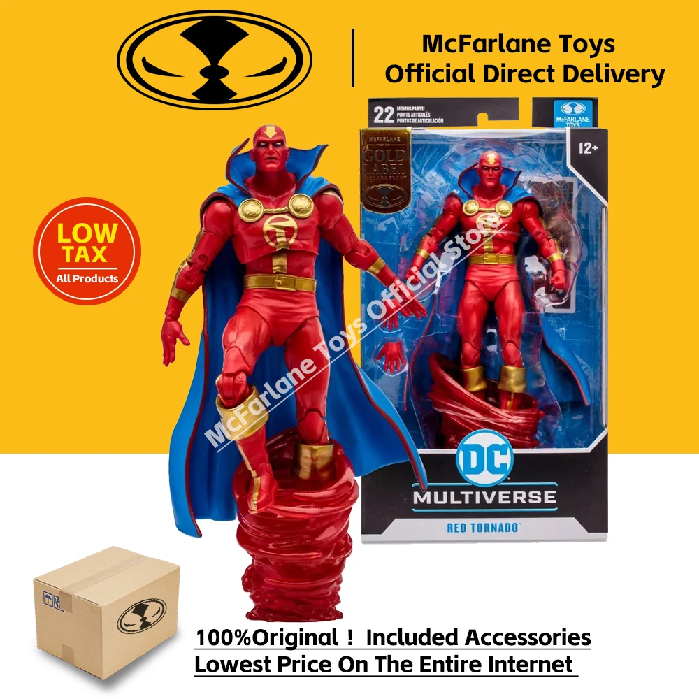Mcfarlane Toys Red Tornado (Dc Classic) 18Cm Action Figure Doll Toys Model Garage Kit Collection Figure