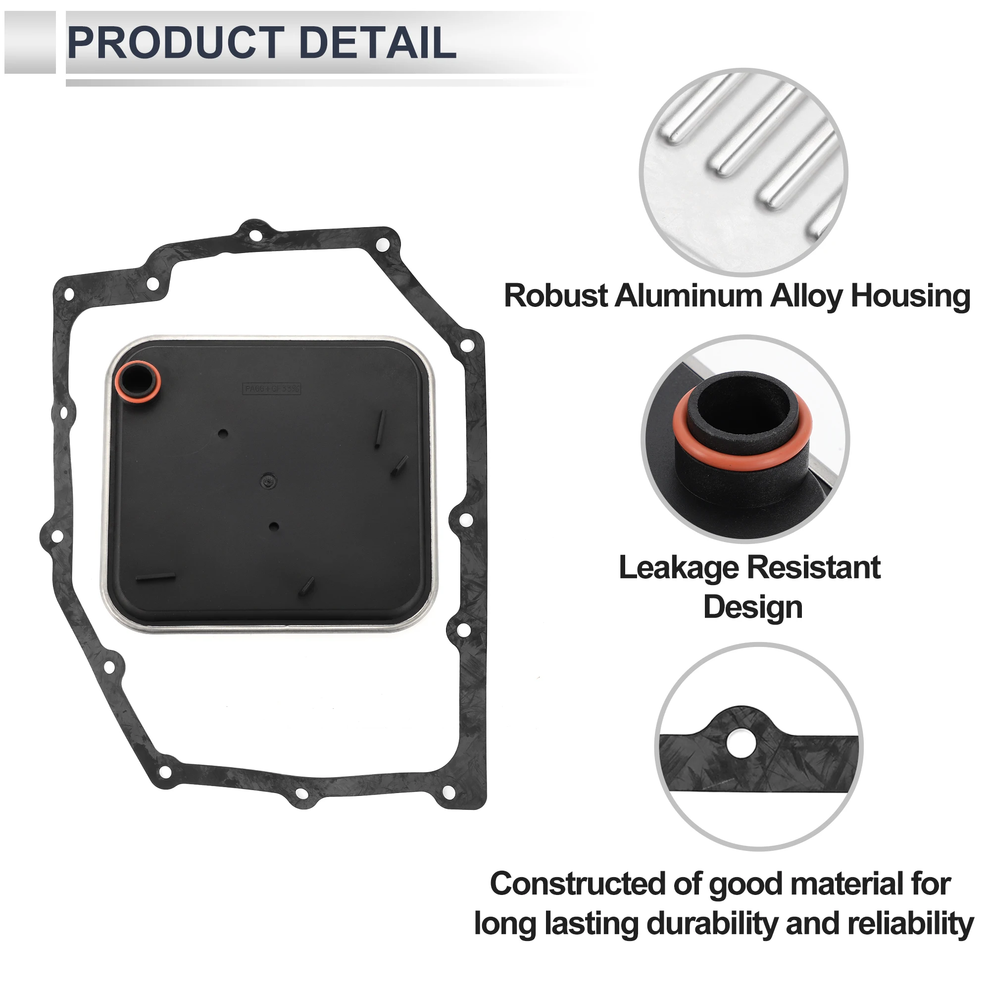 UXCELL Engine Transmission Filter Gasket Kit for Dodge Intrepid 2001-2004 Automatic Transmission Filter Kit No.04796730AB