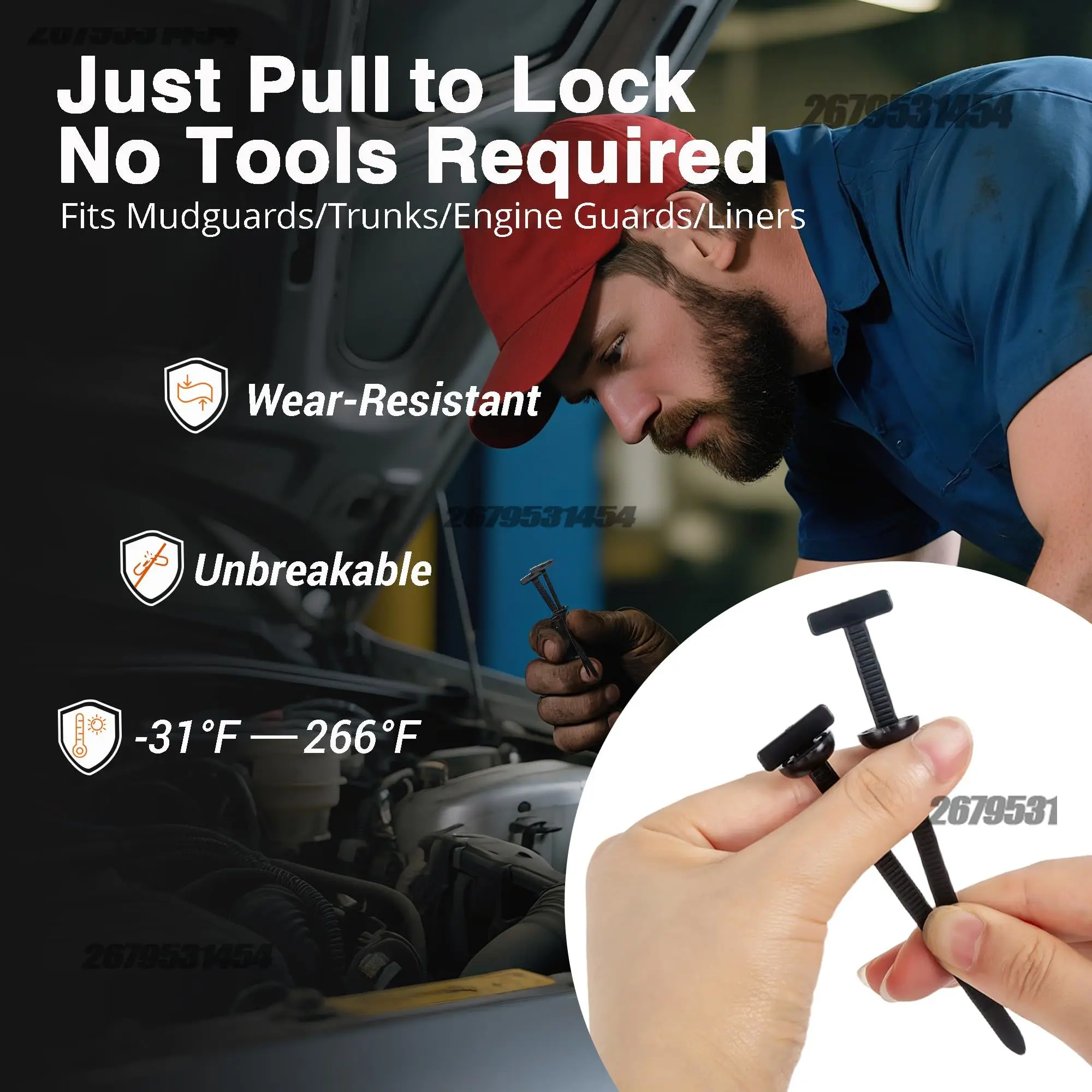 Universal Nylon Cable Buckle 3