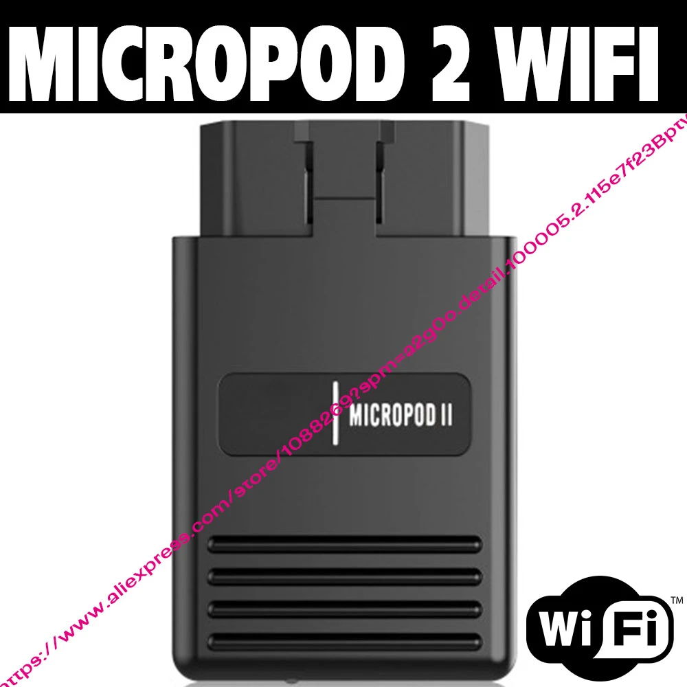 WIFI 2022 Highest Online V17.04.27 MICROPOD 2 Diagnostic Tool For Chrysler/D-odge/J-eep Multi-Languages MicroPod2 with DBRIII motorcycle temp gauge