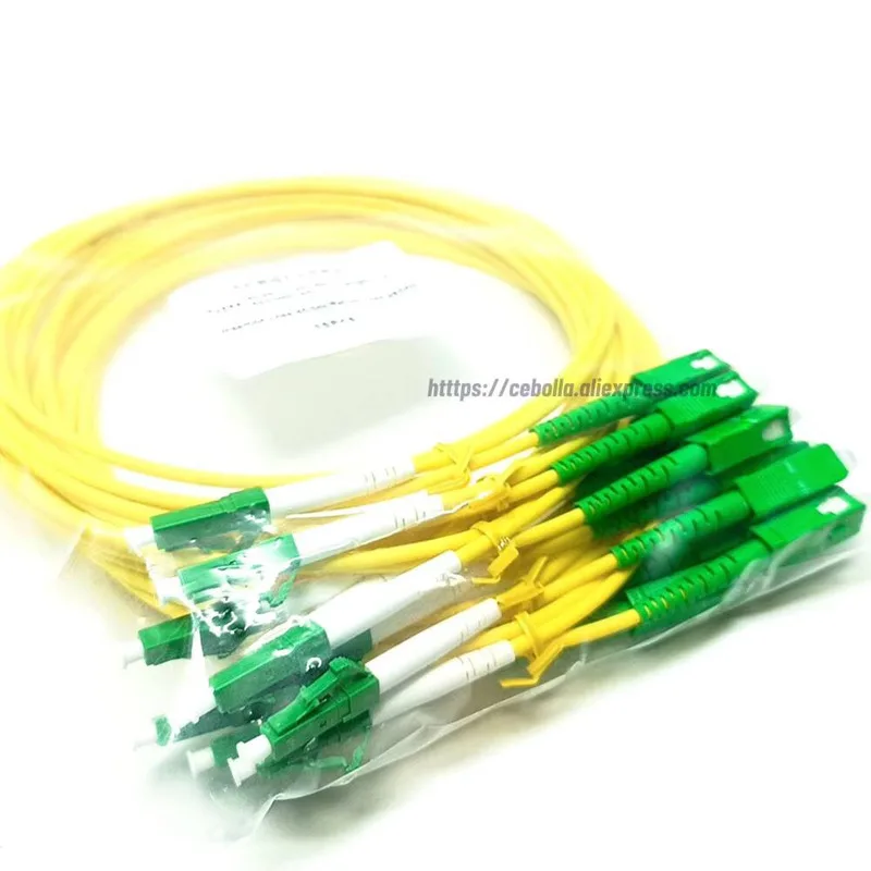 5PCS Волоконно-оптичний патч-корд FTTH SC/APC до LC/APC Комунікаційний волоконний діаметр 2,0/3,0 мм 1/2/3/5 м Оптичний патч-кабель