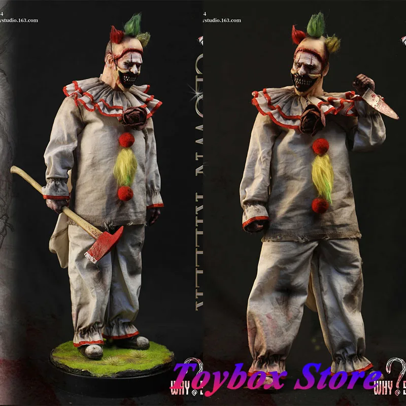 

WHY STUDIO WS014 1/6 Clown Killer Movable Action Figure DC Series Villain Joker 12" Full Set Soldier Model Fans Collection