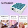 Nail Dust Collector Vacuum extractor de polvo para unas 85W High Power Strong Suction 4500 RPM Rechargeable Nail Vacuum Cleaner 5