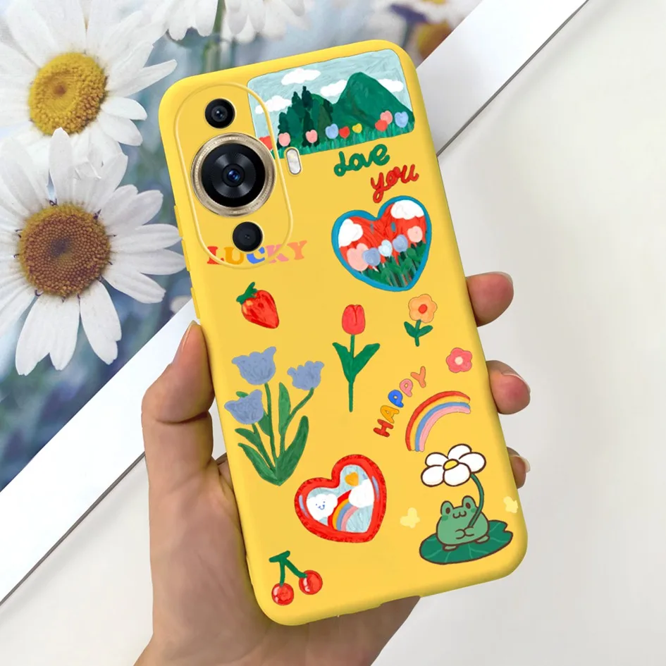 Stylish Fashion Pattern Soft Silicone Phone Case for Huawei Nova 11 Series