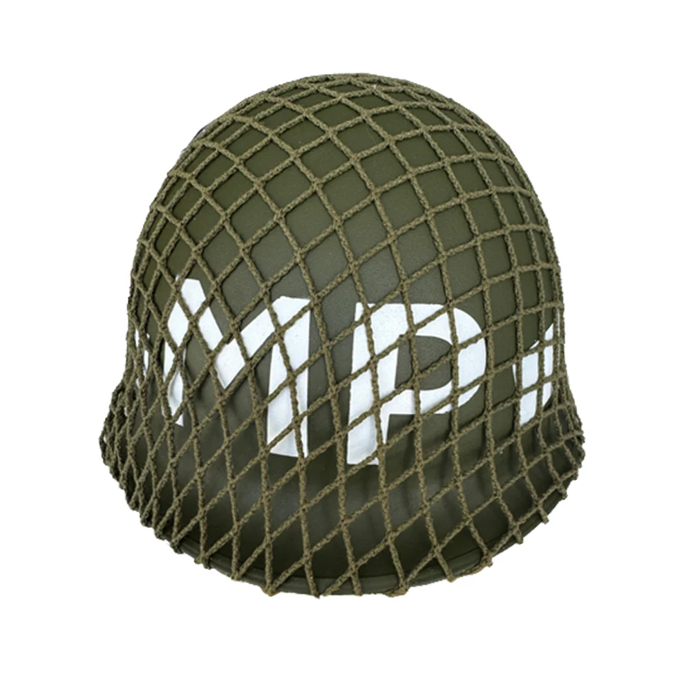 WW2 US Soldier Helmet MP Net Helmet Cover Vintage Men's Cover Vintage Equipment M1