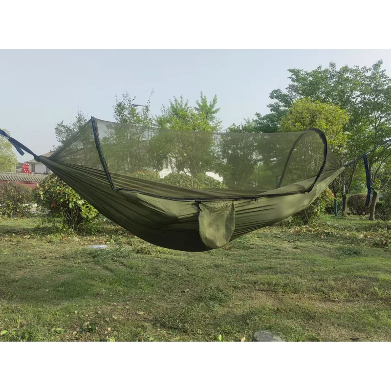 Parachute Fabric Hammock with Net 4