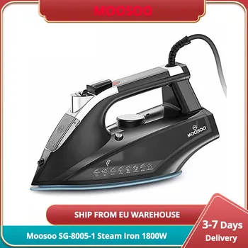 Moosoo SG-8005-1 ferro da stiro a vapore 1800W ferro da stiro leggero con sistema antigoccia avanzato funzione di spegnimento automatico funzioni di sicurezza avanzate 1