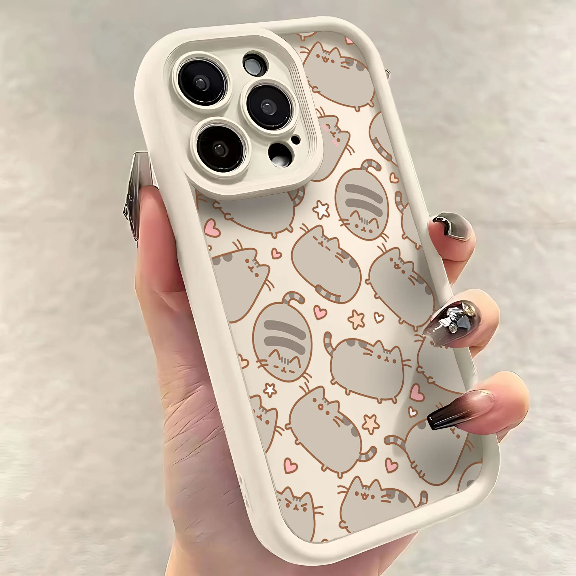 P-Pusheens Cat Soft TPU Phone Case