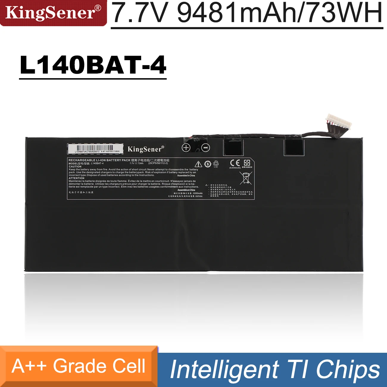 

KingSener L140BAT-2 Battery For Thunderobot 911 MixBook Air,For GigabyteRC14,L140BAT-4 Battery For Metabox ns50mu 2ICP5/50/112-2