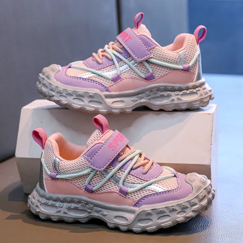 Girls Mesh Breathable Casual Basketball Shoes