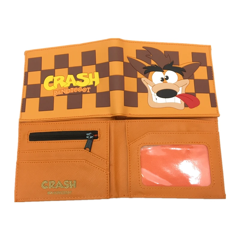 Anime Cartoon Wallet Game Purse with Coin Pocket for Young
