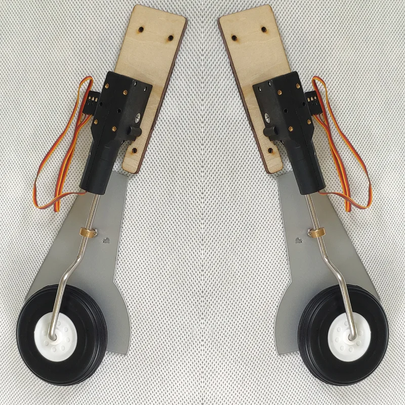 Carrello Di Atterraggio Per Lx/Sky Flight Hobby/Lanxiang Giallo/Rosso P51 Mustang Foam Warbird Rc Plane