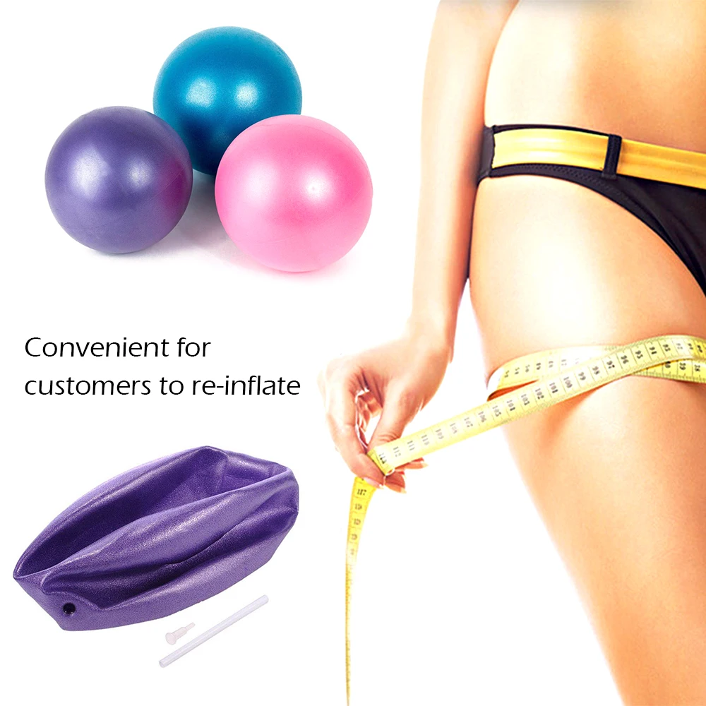 25cm Pilates Ball Anti-Pressure Explosion-proof Yoga Ball Indoor Exercise Gym Pilates Yoga Balance Balls Home Fitness Training yoga ball gymnastics ball