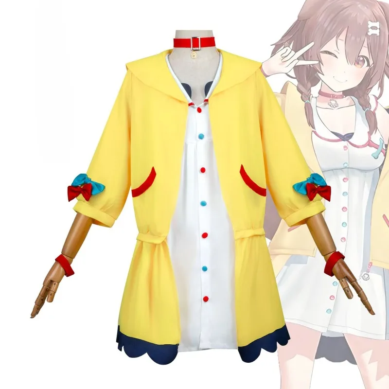 Hololive Inugami Korone Dog-themed VTuber Cosplay Costume