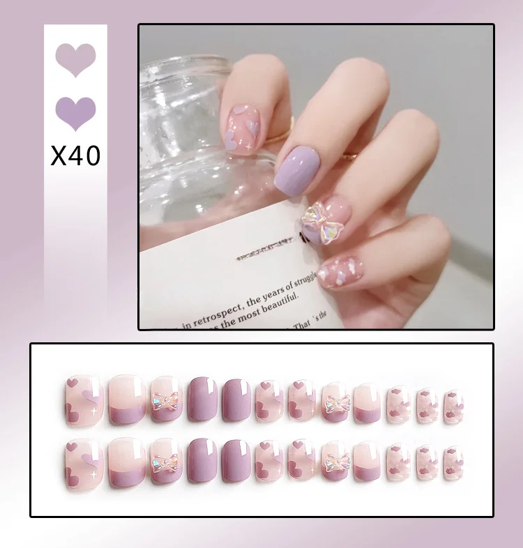 X40 Press On Nails