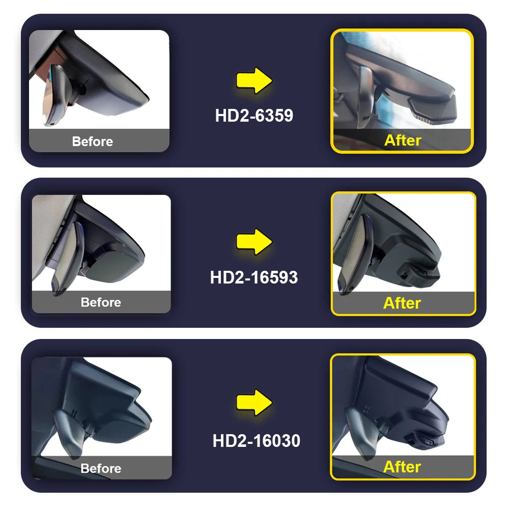 YuYue Electronic 4K Dash Cam Compatible With Toyota Corolla 2023 2024 LE SE XLE XSE Hybrid Hatchback OEM Size Look,UHD 2160P Video,Loop Recording,G Sensor,WiFi And APP,64GB Card