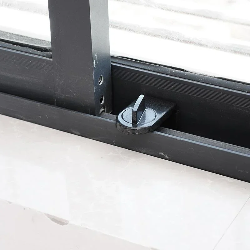 1PCS Kids Baby Safety Sliding Sash Stopper Cabinet Locks Straps Anti-Theft Lock Window Sliding Door Child Security Doors