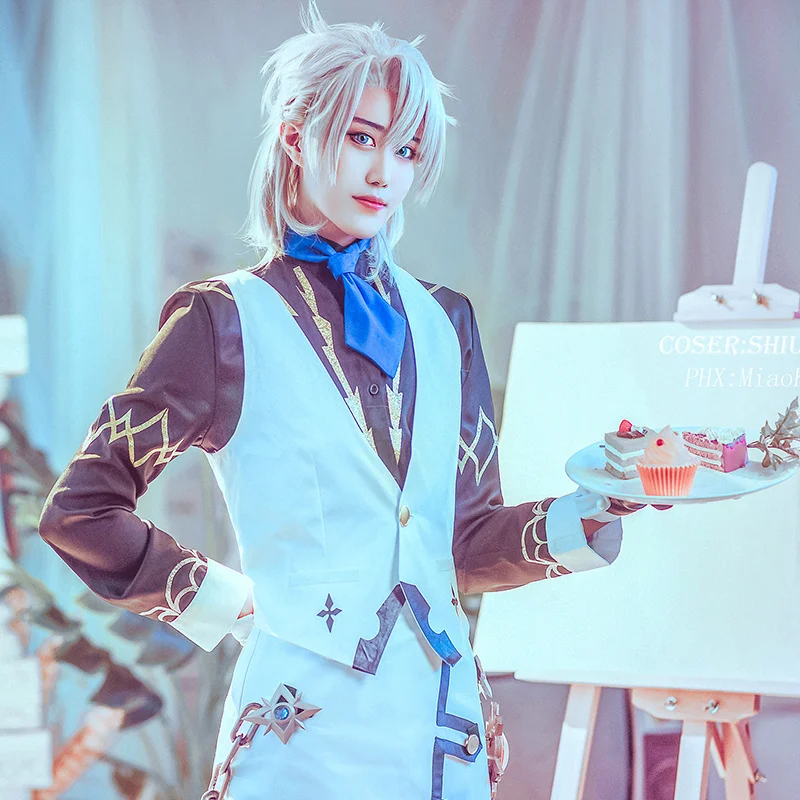 

Game Animation Genshin Impact Xiao Character Full Set Of Cosplay Two-dimensional Game Clothing Suit Christmas Gift